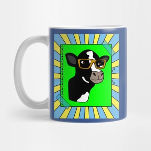 Funny Cow With Sunglasses Muh Mug